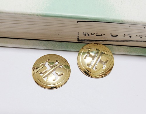 상형문자 금속장식 (2개묶음)